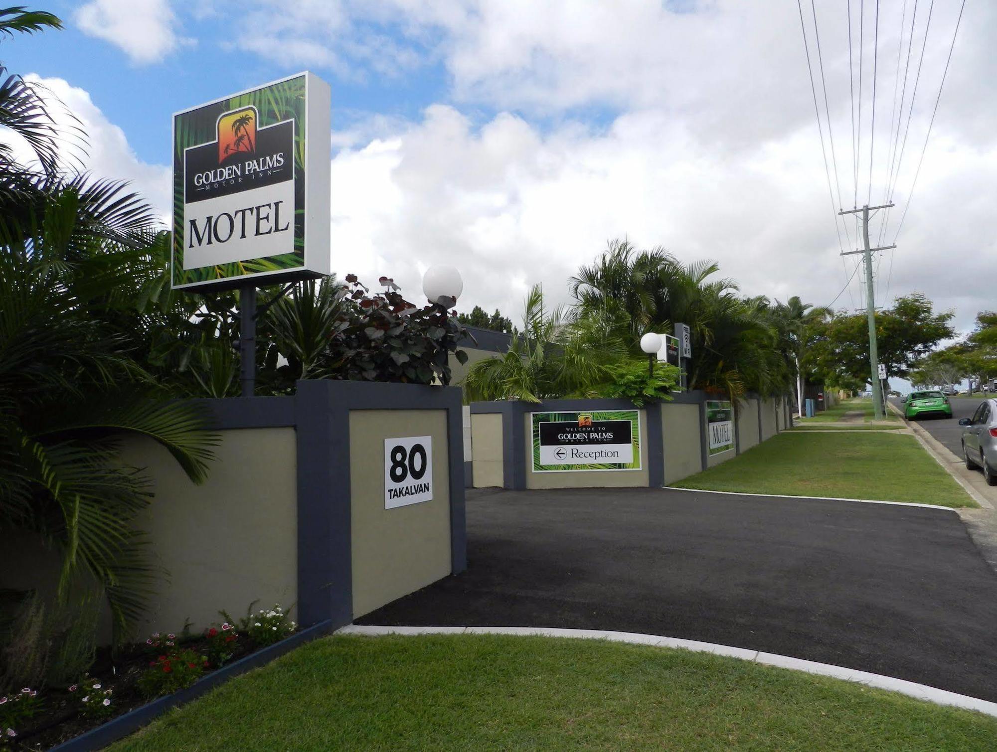 Golden Palms Motor Inn Bundaberg Exterior foto